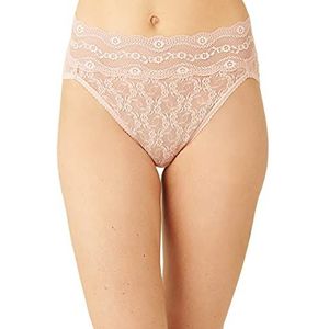 b.tempt'd by Wacoal Women's Lace Kiss Hi Leg Panty Briefs, Rose Smoke, Small