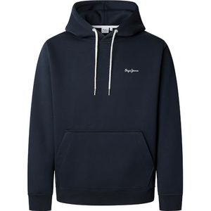 Hoodie - Geborsteld Katoen/Polyester Mix - Klein Scriptlogo - Duurzaam Katoen