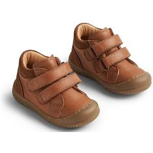 Wheat - Laarzen met dubbel klittenband Ivalo - Unisex - echt leer, 9002 cognac, 19 EU