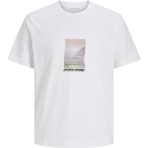 JACK & JONES - JCOSAGO - Shirt - Sand/Zwart/Wit