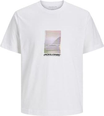 JACK & JONES - JCOSAGO - Shirt - Sand/Zwart/Wit