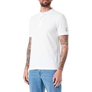 s.Oliver Bernd Freier GmbH & Co. KG Poloshirt voor heren, korte mouwen, wit, maat M, wit, M