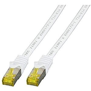 Patchkabel Cat.7 Plug RJ45 6 A S/FTP LSZH 5 m Wit