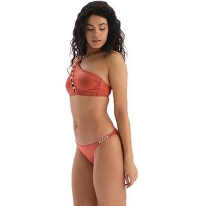 Dagi Bikinibroekje voor dames, terracotta, 36