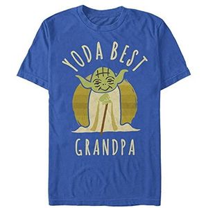 Star Wars: Classic - Best Grandpa Yoda Says Unisex Crew neck T-Shirt Bright blue XL