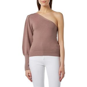 ZITHA Dames gebreide trui 11019353-ZI01, donker taupe, XS/S, donkertaupe, XS/S