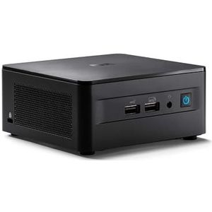 ASUS NUC 12 Pro Barebone Desktop-PC (Intel Core i3-1220P, Intel UHD Graphics, geen geheugen, geen besturingssysteem, incl. stroomkabel)