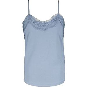 Garcia Dames Singlet shirt met schouderbandjes/Cami Shirt, Blue Grey, XS, Blue Grey, XS