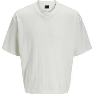 Jack & Jones Jcoinfinity Fabric Tee Ss Crew Neck, cloud dancer, XS