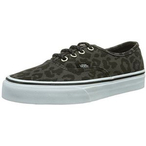 Vans U Authentic, Unisex-Volwassenen' Low-Top Trainers, Zwart (Noir (luipaard/zwart)), 3 UK, Zwart Luipaard Zwart, 35 EU