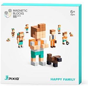 Bizak Pixio Happy Family introduceert het hele gezin met zijn 88 magnetische dobbelstenen, van kleinst tot huisdieren, eenvoudig en snel, aanbevolen voor kinderen vanaf 6 jaar (64240103)