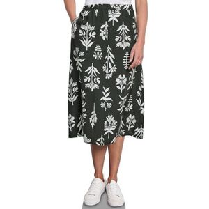 Street One - Studio - Gedessineerde Rok - Groen - Midirok