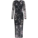 ONLY - ONLKAYA LIFE LS MIDI MESH DRESS WVN - Jurk - Midi-lengte - Mouwloos