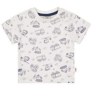 SALT AND PEPPER Baby-jongens Allover voertuig print uit OC T-shirt, wit, 86