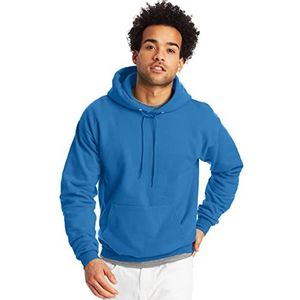 Hanes Heren EcoSmart Hoodie, Midweight Fleece, Pullover Hooded Sweatshirt, Denim Blauw, XXL