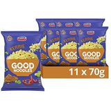 Unox Kerrie Good Noodles, een snelle snack voor de lekkere trek - 11 x 70 g - Voordeelverpakking