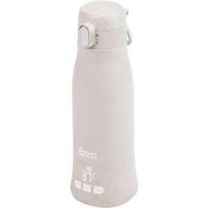 Draagbare, draadloze flessenwarmer Moov & Feed van Babymoov - Inhoud 340 ml - Water of moedermelk - Instelbare temperatuur - Warmhoudfunctie (tot 7 uur) - Oplaadbaar via USB - Levenslange garantie