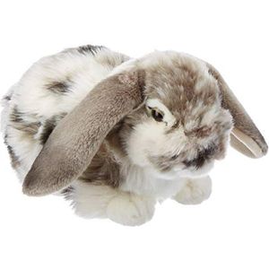 Living Nature AN316 Soft Toy Dutch Lop oorkonijn, grijs en beige, diverse kleuren