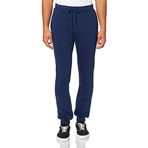 Urban Classics Heren joggingbroek van biologisch katoen Organic Basic sweatpants, sportbroek voor mannen in vele kleuren, maten S - 5XL, dark blue, S