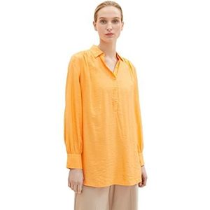 TOM TAILOR Dames blouse 1035253, 29751 - Bright Mango Orange, 34