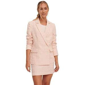 NA-KD Tweed Rok, Roze, EU 36