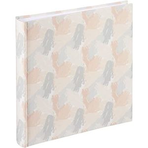 Hama Jumbo boekenalbum ""Wishy-Washy"" (voor plakplakken, scrapbook, 100 pagina's, max. 400 10 x 15 cm, albumgrootte 30 x 30 cm, transparante verdelers) perzik