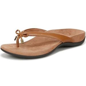 Vionic vrouwen Loop Loop, Lichtbruin leer, 4.5 UK Wide