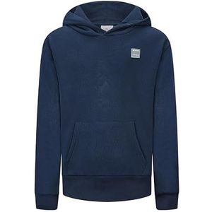 retour denim de luxe Gino sweatshirt met capuchon voor jongens, navy, 5-6 Jaar