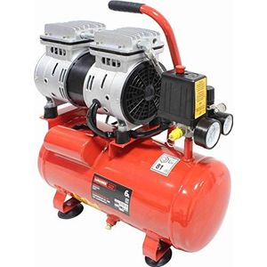 Mader Power Tools 09371 stille monoblok luchtcompressor, 6 l, draagbaar, stil, economisch, milieuvriendelijk