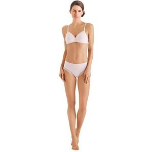 Hanro Dames Cotton Lace Cups Soft beugelloze beha, beige (Powder 1381), 70B