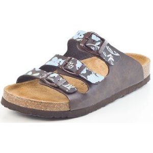 Dr. Brinkmann Damesslippers, bruin bruin turquoise 2, 40 EU