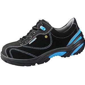 Abeba ESD-S-schoen Crawler ALU lage schoen sw/blauw, velours, CE, EN ISO 20345:2011, S2, maat 48