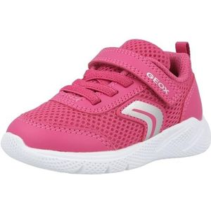 Geox B SPRINTYE Girl D Sneakers voor baby's, fuchsia, 22 EU, fuchsia, 22 EU