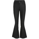 Vila Vicommit Coated RW Flared Jeans - NOOS, zwart, S/30L