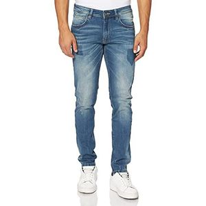 Hackett London Hkt Distresses Denim Straight Jeans voor heren, Blauw (Denim 000), 42W / 32L