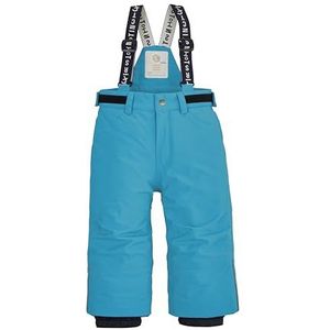 first instinct by killtec FISW 33 MNS SKI PNTS Skibroek, uniseks, functionele broek met bandjes en sneeuwbescherming, dunkelmint