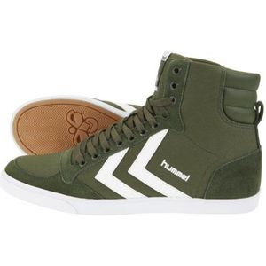 Hummel Slimmer Stadil High uniseks-volwassene Hoge sneakers, Green Grün Kombu Green 6403, 41 EU