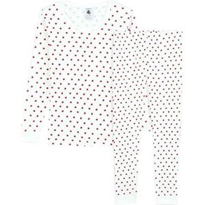 Petit Bateau Pijama-kousen voor meisjes, Marshmallow/Peps, 24 Maanden