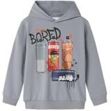 NAME IT Nkmsafe BOD Nreg Sweat Wh Bru Box Sky, tradewinds, 122-128