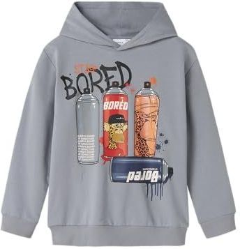 NAME IT Nkmsafe BOD Nreg Sweat Wh Bru Box Sky, tradewinds, 122-128