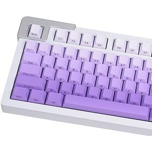 Gradiënt paarse keycaps 134 toetsen OEM-profiel Double Shot PBT Keycaps Set Fit voor 61/64/87/104/108 Cherry Mx Schakelaars Mechanisch Toetsenbord