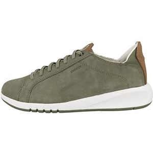 Geox D Aerantis Sneakers voor dames, pistachio/camel, 35 EU, pistachio camel, 35 EU