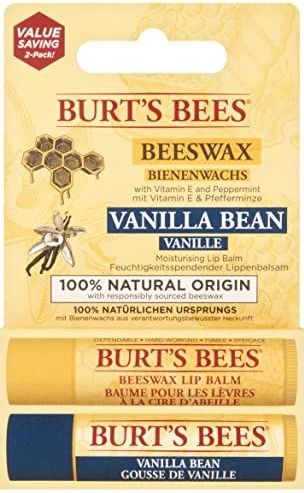 Burt's Bees - Lip Balm Duo - Lippenbalsem - - Beeswax & Vanilla Bean