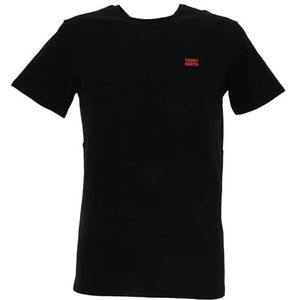 Teddy Smith Heren T-shirt The Tee 1 MC zwart maat M, Zwart, M