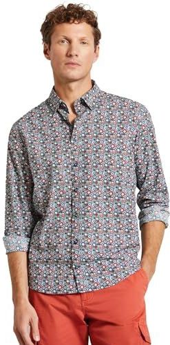 Overhemd - Roest - Katoen - Lange Mouwen - Normale Pasvorm