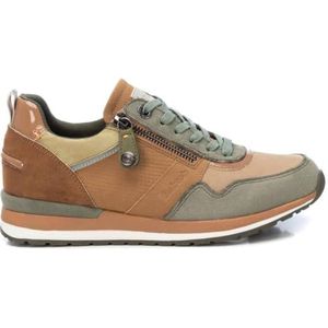 Refresh - 172059 - Damessneakers - Kaki - Antislipzool