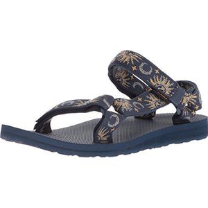 Teva Originele universele sandaal voor dames, Zon en Maan Insignia Blauw, 39 EU