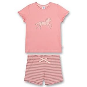 Sanetta Meisjes 233084 pyjama kort, Dry Rose, 98, Dry Rose., 98 cm