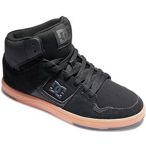 DC Shoes Cure Hi Top Sneakers voor jongens, Zwarte gum, 27.5 EU