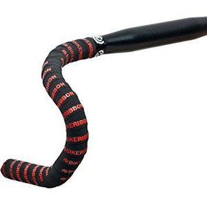 Bike Ribbon stuurband Scrub, zwart/rood
